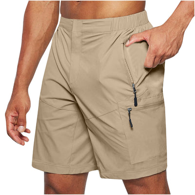 Men’s Knee-Length Elastic Waist Summer Shorts Seasia