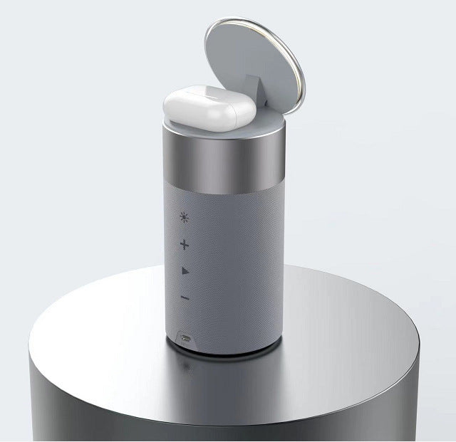 3-in-1 Wireless Charger with Bluetooth Speaker & Touch Lamp for iPhone & AirPods Seasia