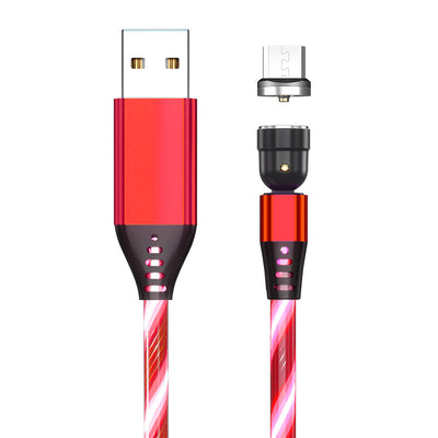 540° Rotating LED Magnetic Charging Cable Seasia
