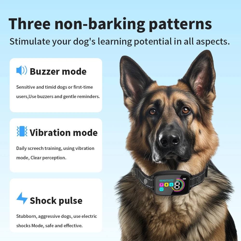 Smart Anti-Bark Dog Collar Rechargeable Seasia