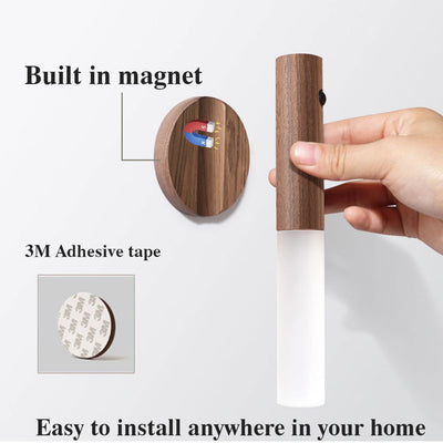 USB Magnetic LED Night Light – Motion Sensor Wireless Wall Lamp Seasia