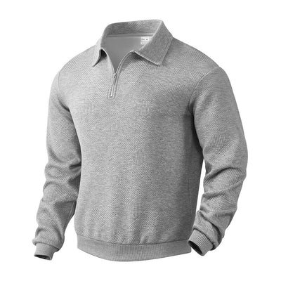 Men’s Jacquard Half-Zip Sweatshirt Seasia