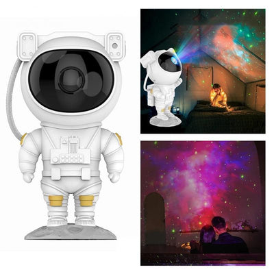 Astronaut Galaxy Projector Lamp – Starry Night Sky USB Light with Remote Seasia