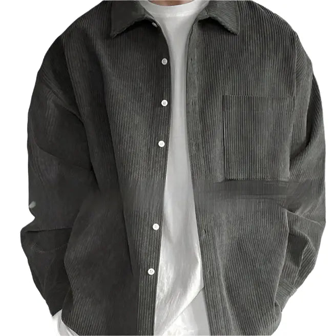 Men’s Corduroy Long-Sleeve Shirt Seasia