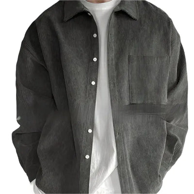 Men’s Corduroy Long-Sleeve Shirt Seasia