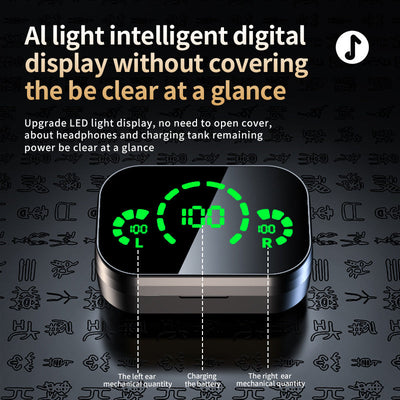 YD03 Wireless Bluetooth Headset TWS with Smart Digital Display Seasia