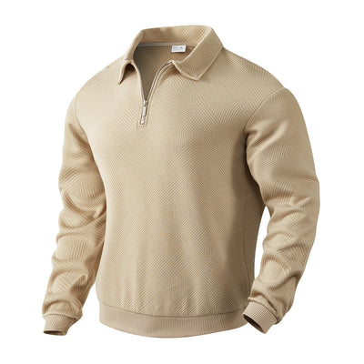 Men’s Jacquard Half-Zip Sweatshirt Seasia