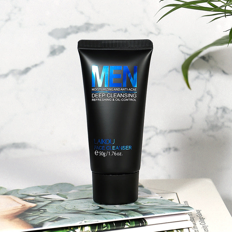 Men’s Moisturizing Facial Cleanser – 50g Foaming Scrub Seasia