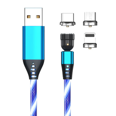 540° Rotating LED Magnetic Charging Cable Seasia