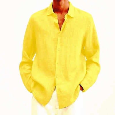 Men’s Long Sleeve Lapel Shirt Seasia