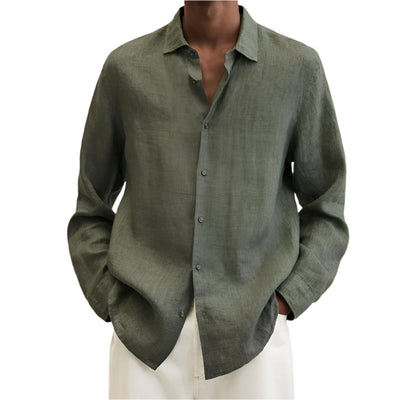 Men’s Long Sleeve Lapel Shirt Seasia