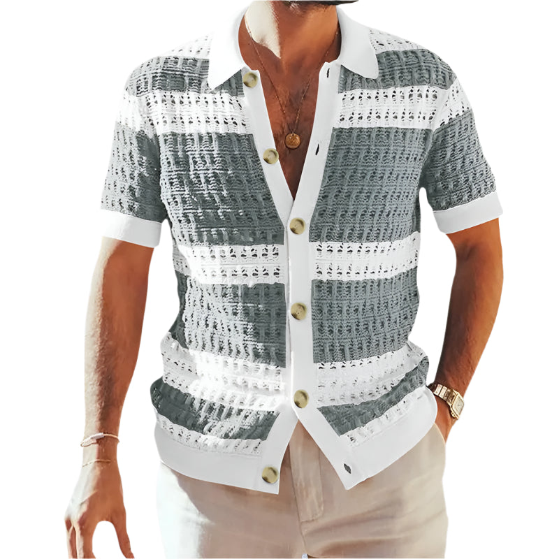 Men’s Luxury Knitted Polo Shirt Seasia