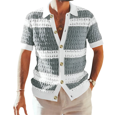 Men’s Luxury Knitted Polo Shirt Seasia