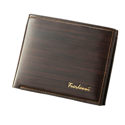 Men's Wallet Short Wallet Glossy Wallet Seasia