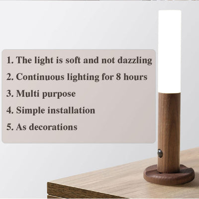 USB Magnetic LED Night Light – Motion Sensor Wireless Wall Lamp Seasia