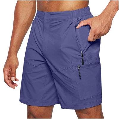 Men’s Knee-Length Elastic Waist Summer Shorts Seasia