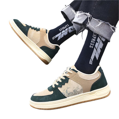 Men’s Lace-Up Casual Sneakers Seasia