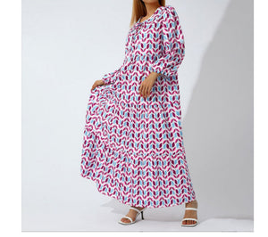 Boho Floral Maxi Dress Seasia