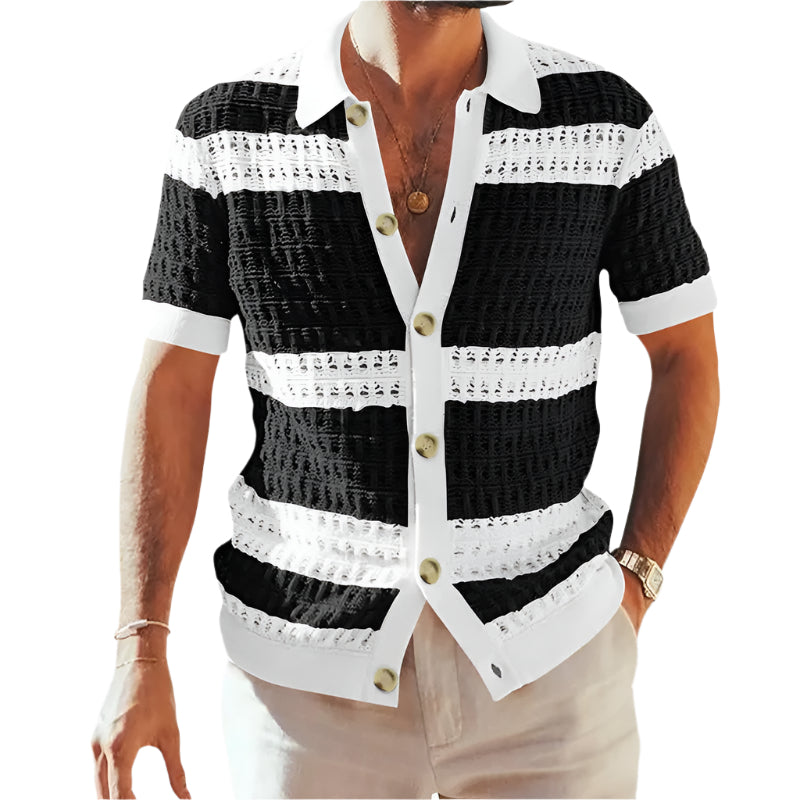 Men’s Luxury Knitted Polo Shirt Seasia