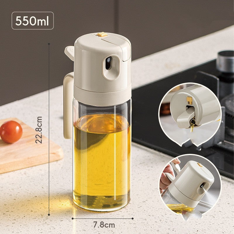 2-in-1 Oil Sprayer & Dispenser Bottle – Pour & Mist with Ease Seasia