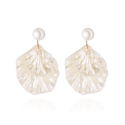 New Style Pearl Shell Earrings For Ladies Seasia