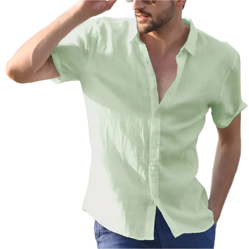 Men’s Summer Casual Button Shirt Seasia