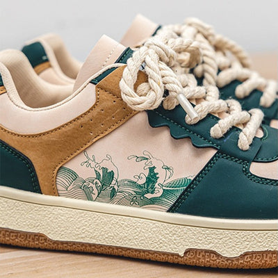 Men’s Lace-Up Casual Sneakers Seasia