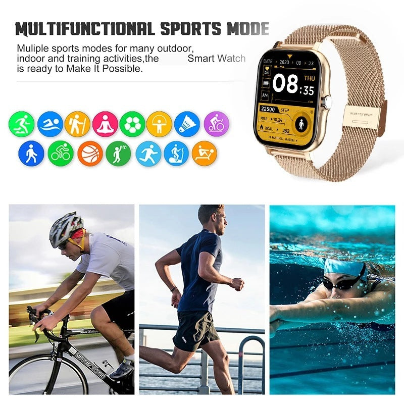 Y13 Smart Watch - Pedometer, Heart Rate Monitoring & Bluetooth Call Seasia