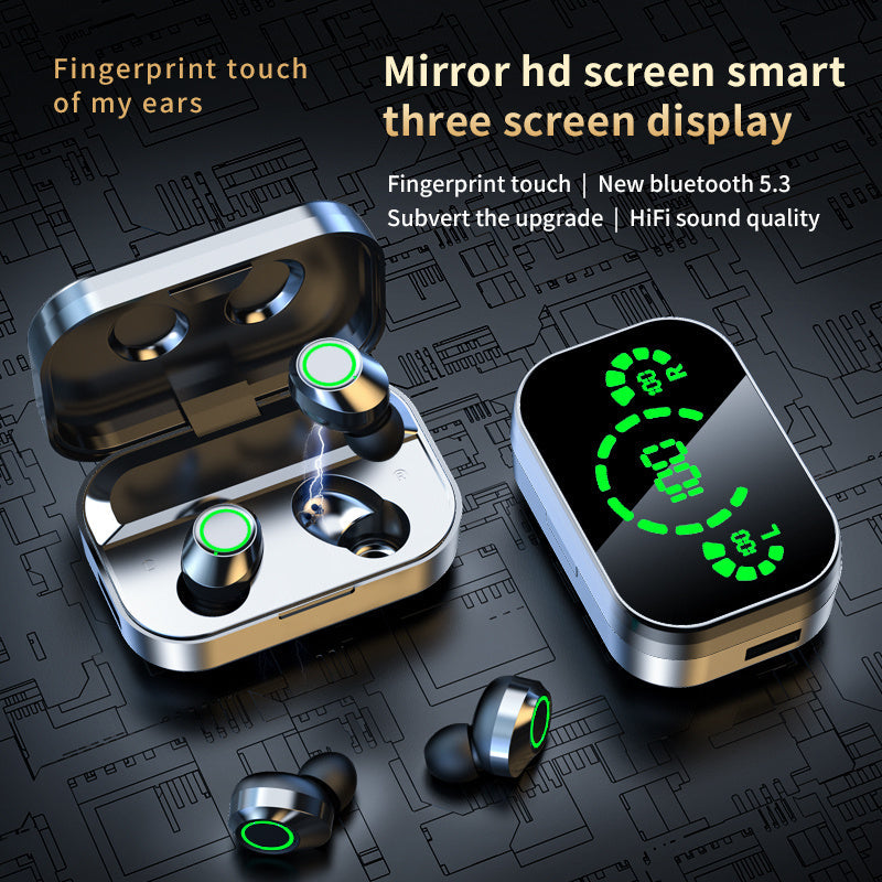 YD03 Wireless Bluetooth Headset TWS with Smart Digital Display Seasia