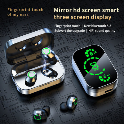 YD03 Wireless Bluetooth Headset TWS with Smart Digital Display Seasia