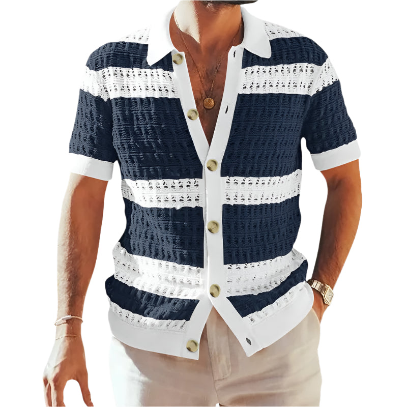 Men’s Luxury Knitted Polo Shirt Seasia