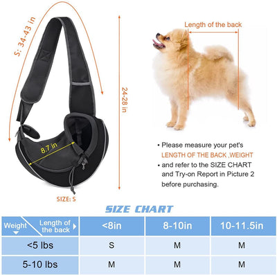 Portable Crossbody Pet Carrier Bag Seasia