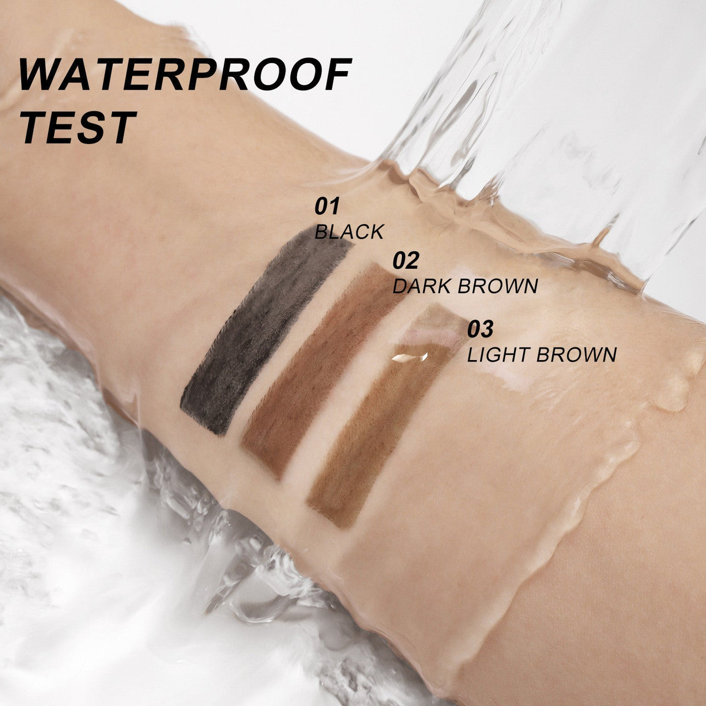 3-in-1 Waterproof Eyebrow Pencil Seasia