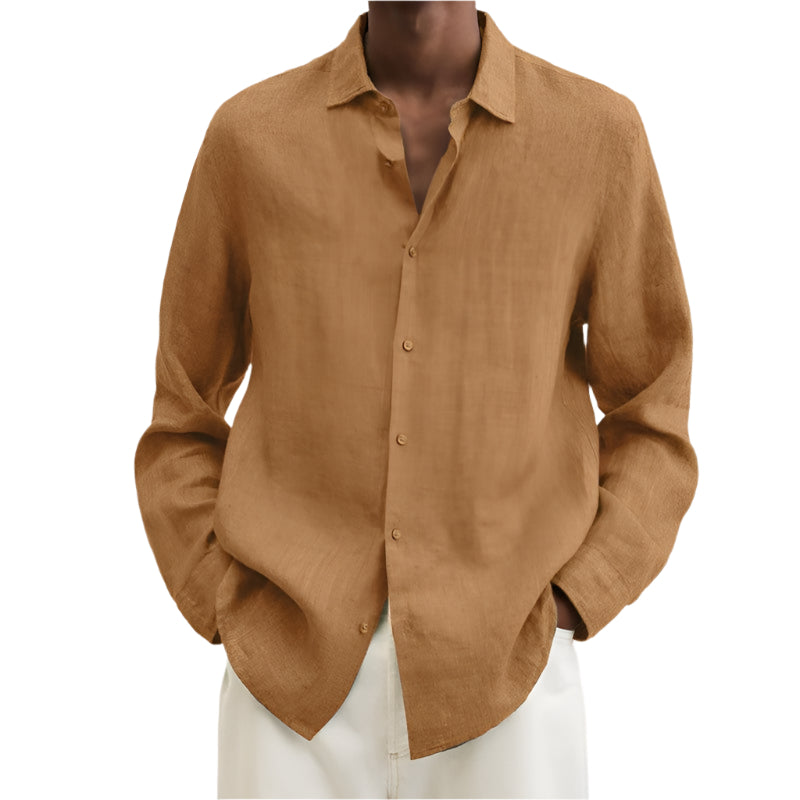 Men’s Long Sleeve Lapel Shirt Seasia